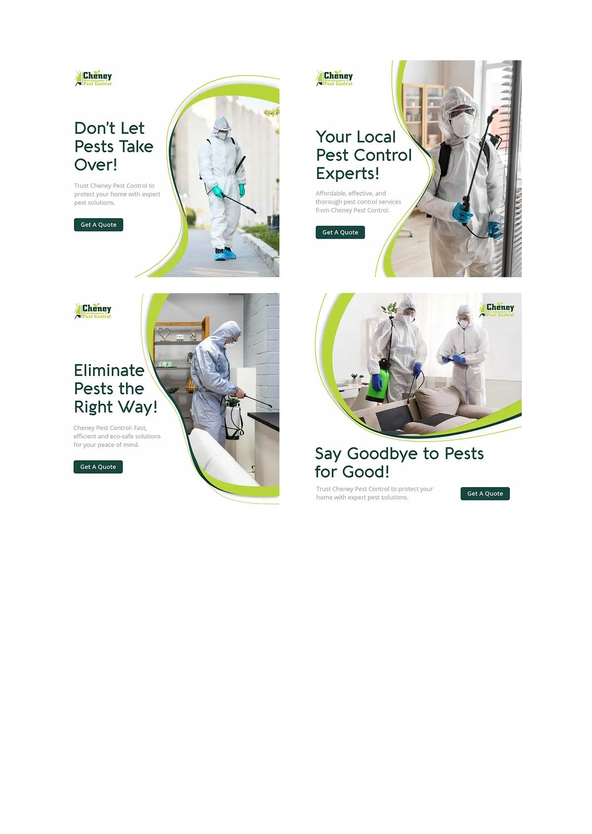 Cheney pest control Ad Creatives