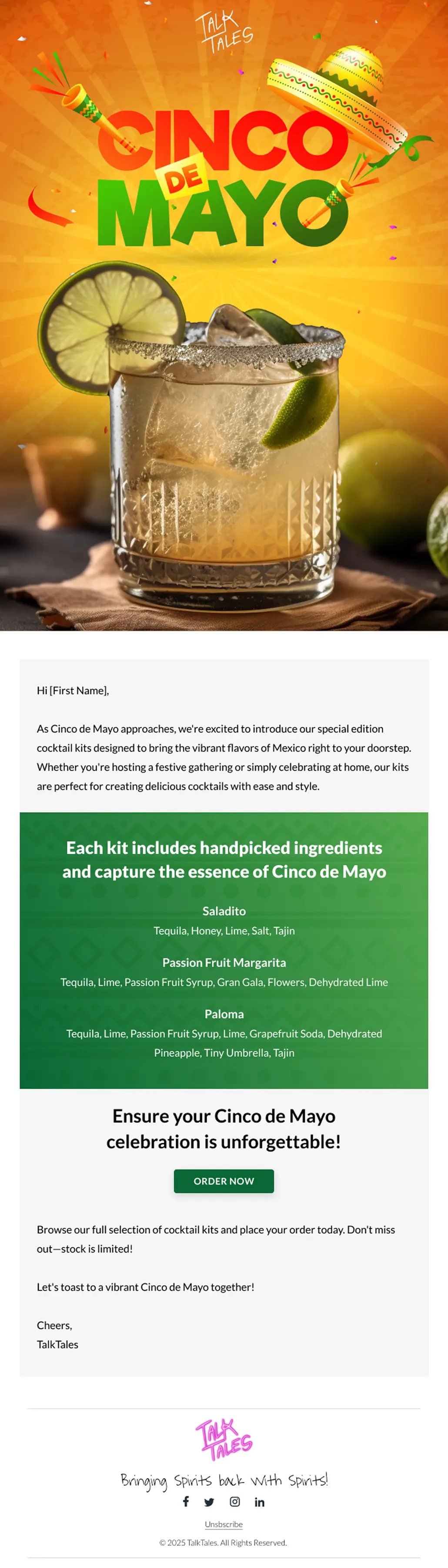 Talk Tales Emailer